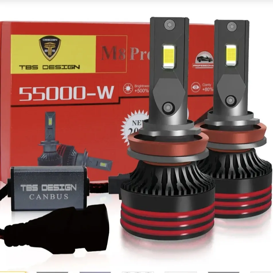 هدلایت M8proMaxپایه9005و9006گارانتی 1ساله 140وات