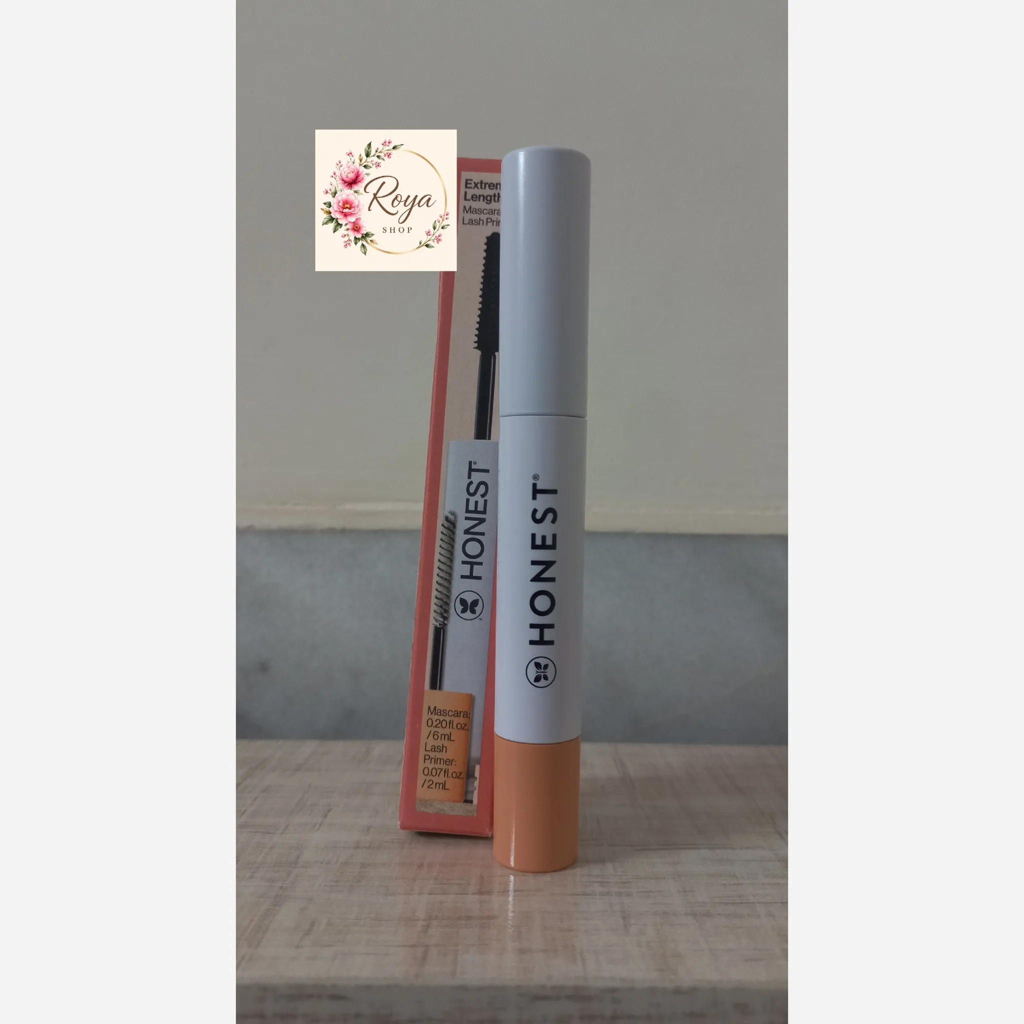 ریمل و پرایمر مژه دوطرفه هانست بیوتی (Honest Beauty Extreme Length Mascara + Lash Primer 2-in-1)