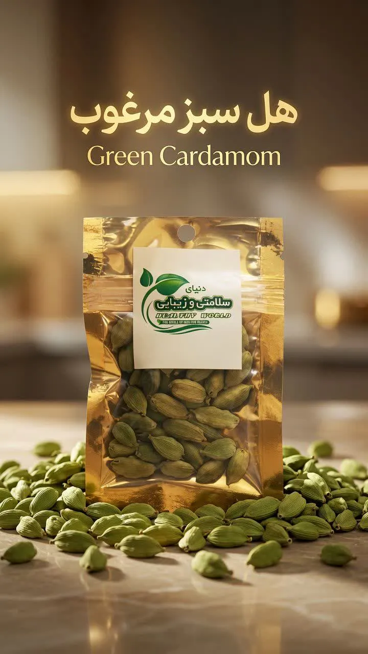 هل سبز درجه یک 10گرمی