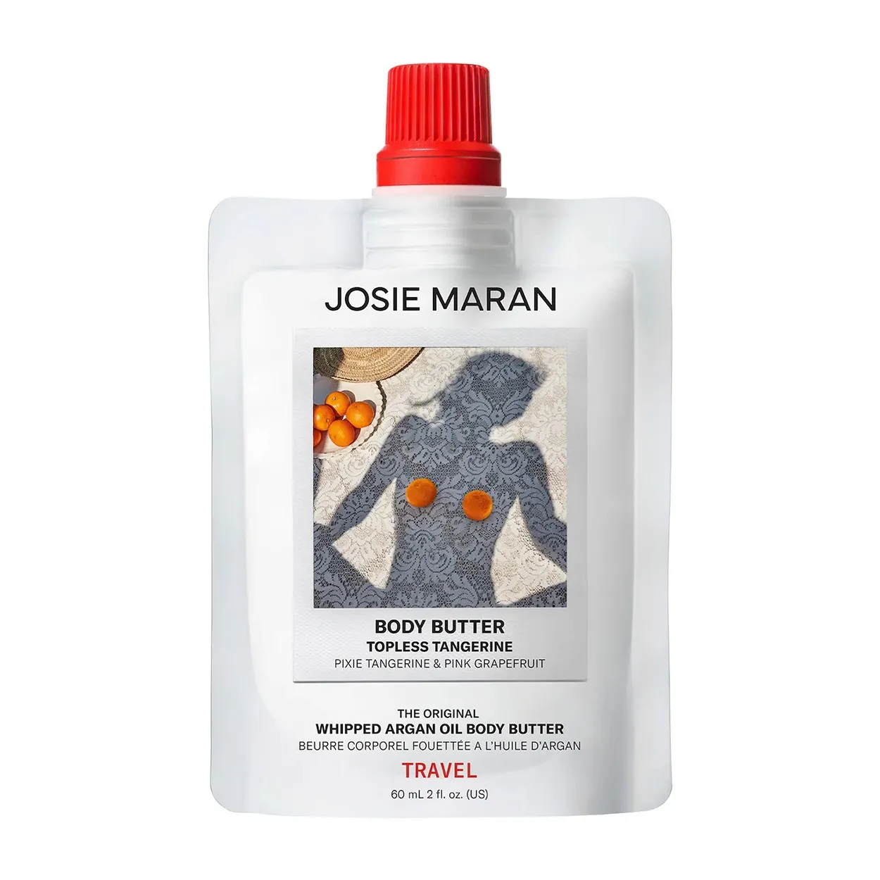 کره بدن نارنگی جوزی ماران حاوی روغن آرگان JOSIE MARAN Whipped Argan Oil Body Butter Refill