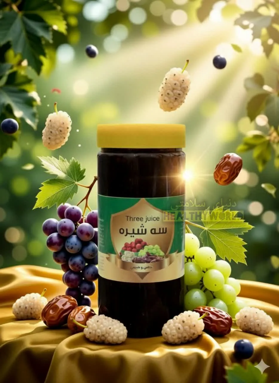 سه شیره توت و انگور و خرما 1000گرم