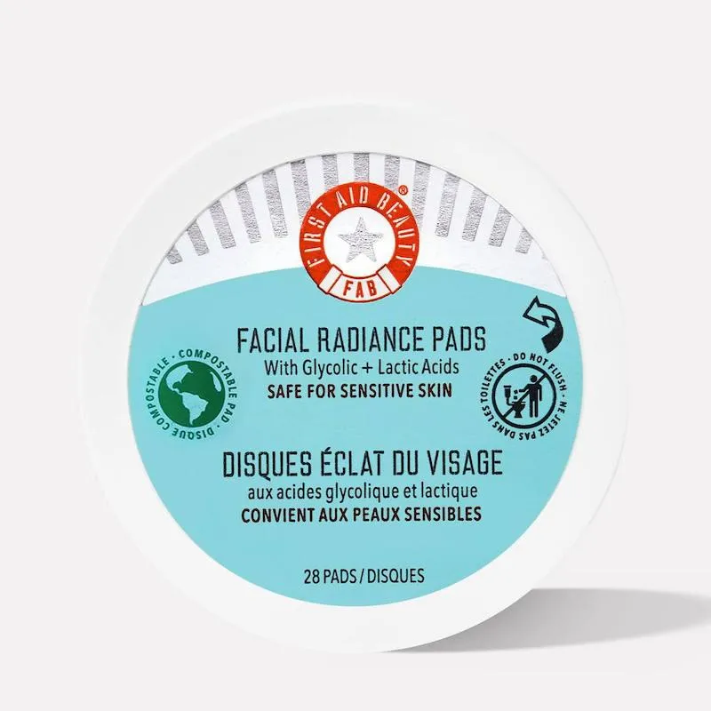پد فیشال فرست اید بیوتی 28عددی First Aid Beauty Facial Radiance Pads