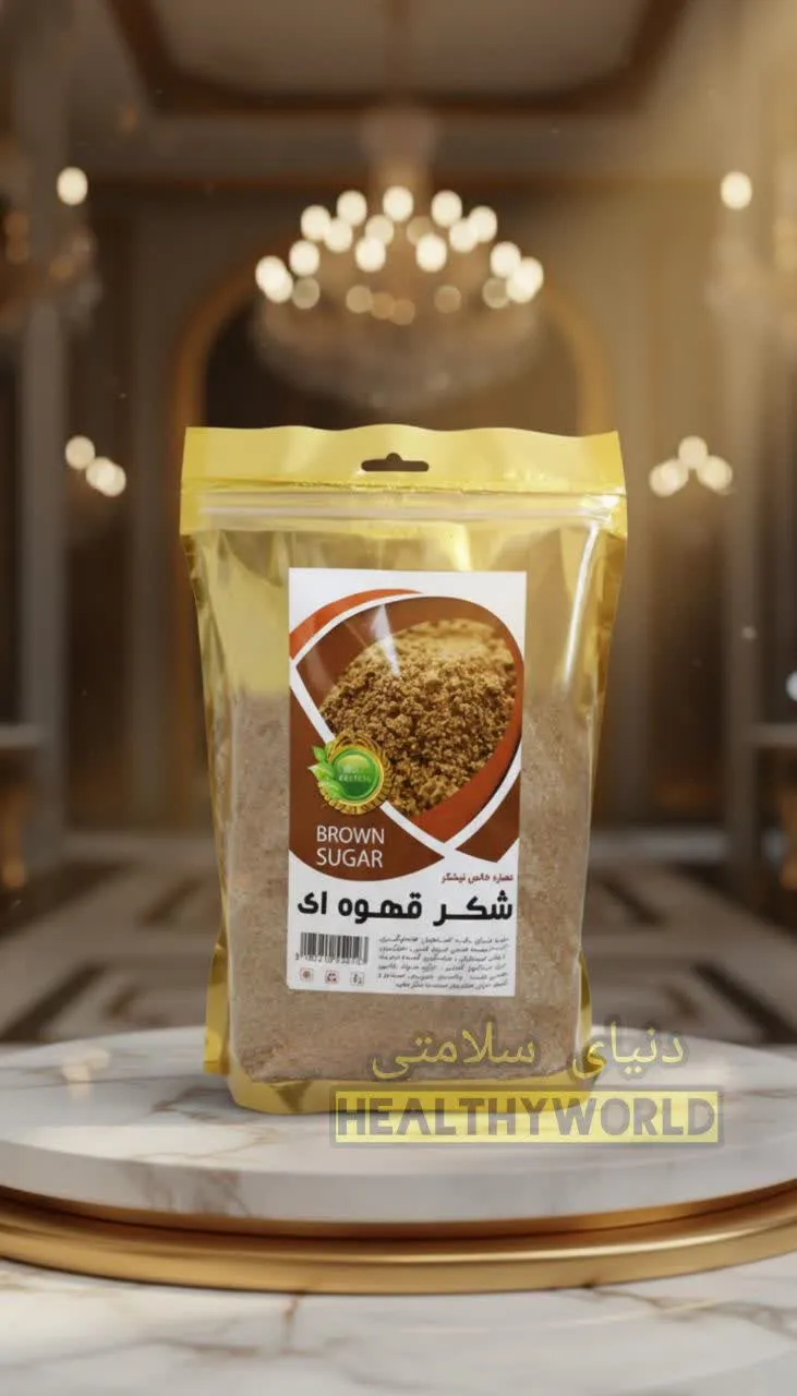 شکر قهوه ای 800گرمی