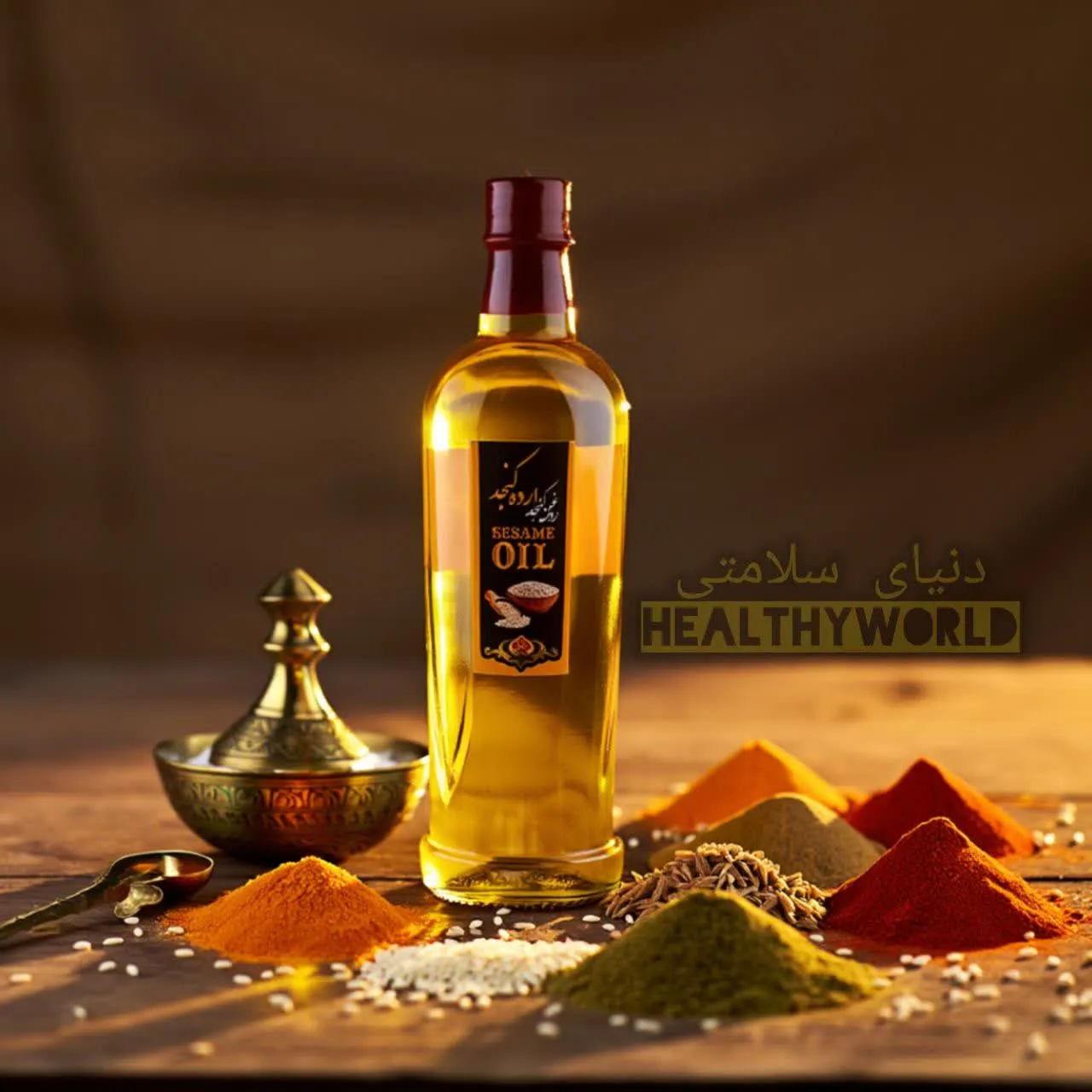 روغن ارده کنجد سنتی 800گرمی