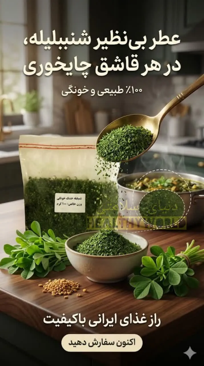 شنبلیله خشک خانگی100گرمی