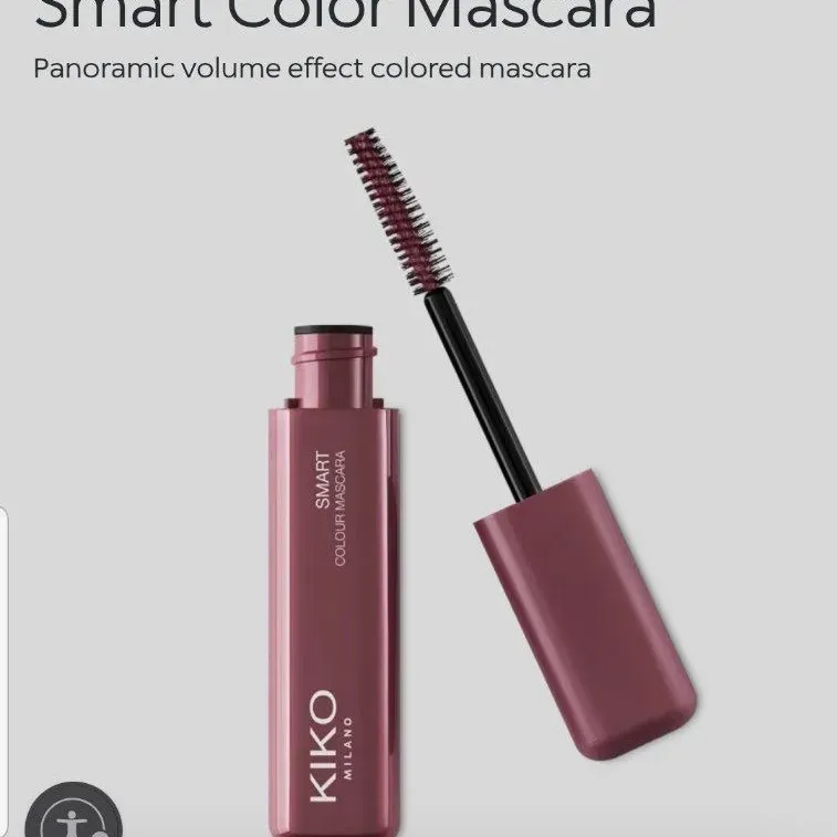 ریمل رنگی زرشکی کیکو (kiko) اصل مدل smart colour حجم دهنده و بلند کننده مژه