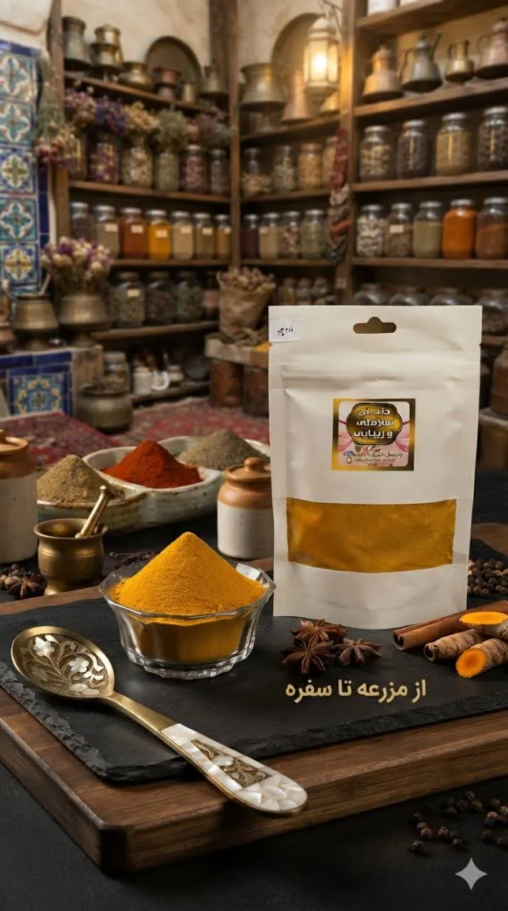 ادویه زردچوبه 100گرمی