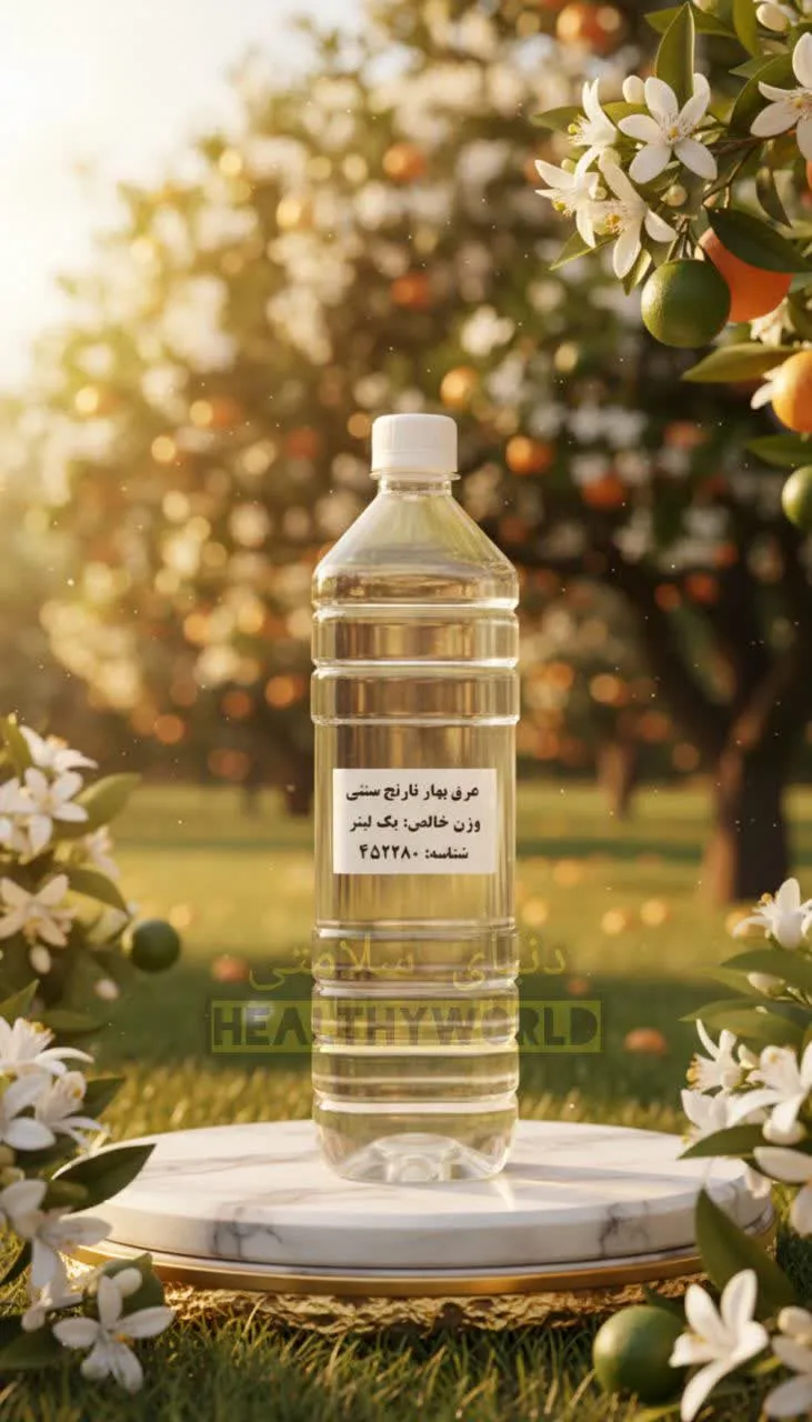 عرق بهار نارنج سنتی یک لیتری