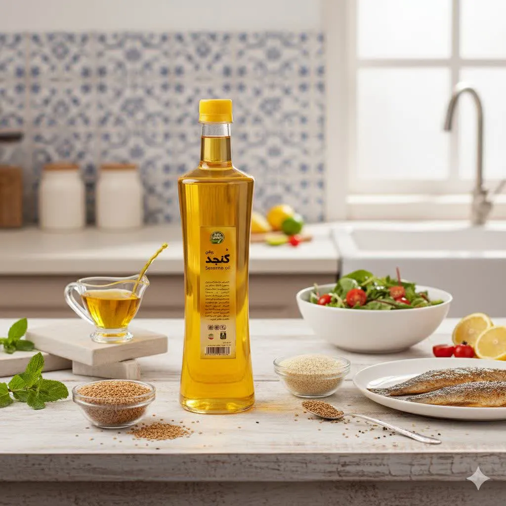 روغن کنجد بکر 800 گرمی