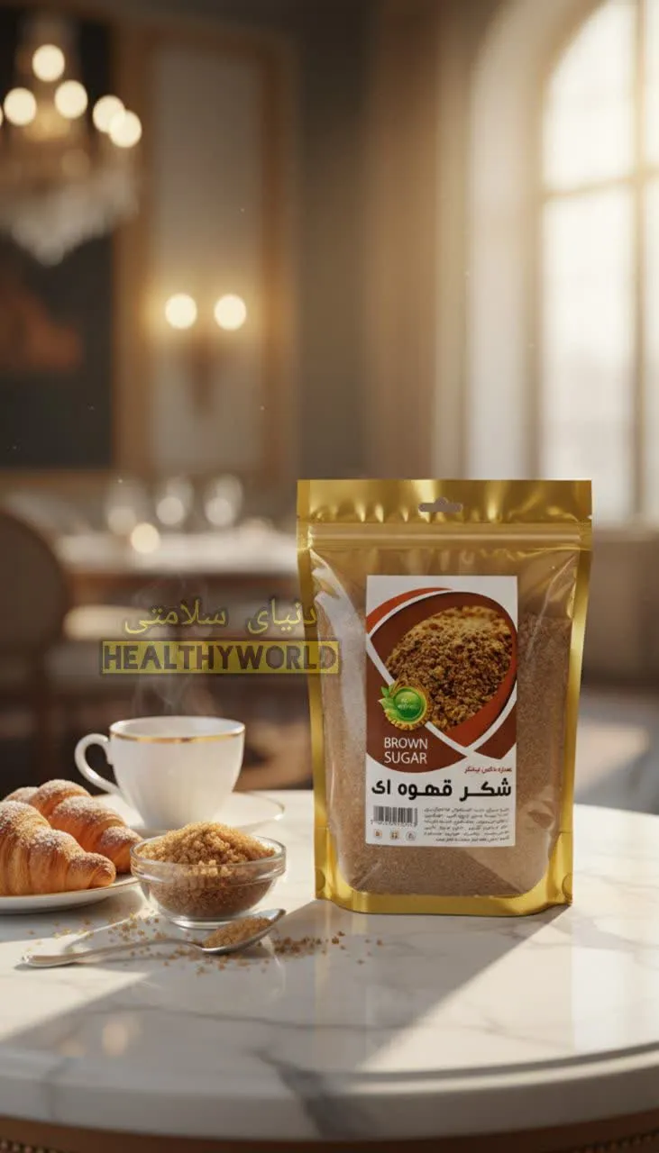 شکر قهوه ای 800گرمی