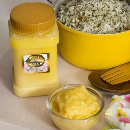 روغن حیوانی زرد گاوی 1000گرمی