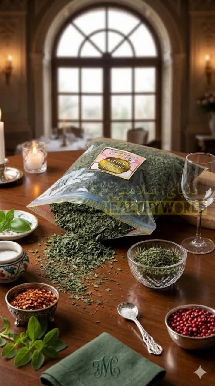 ریحان خشک خانگی 100گرمی