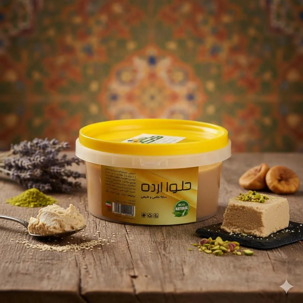 حلوا ارده شیره خرما 500گرم
