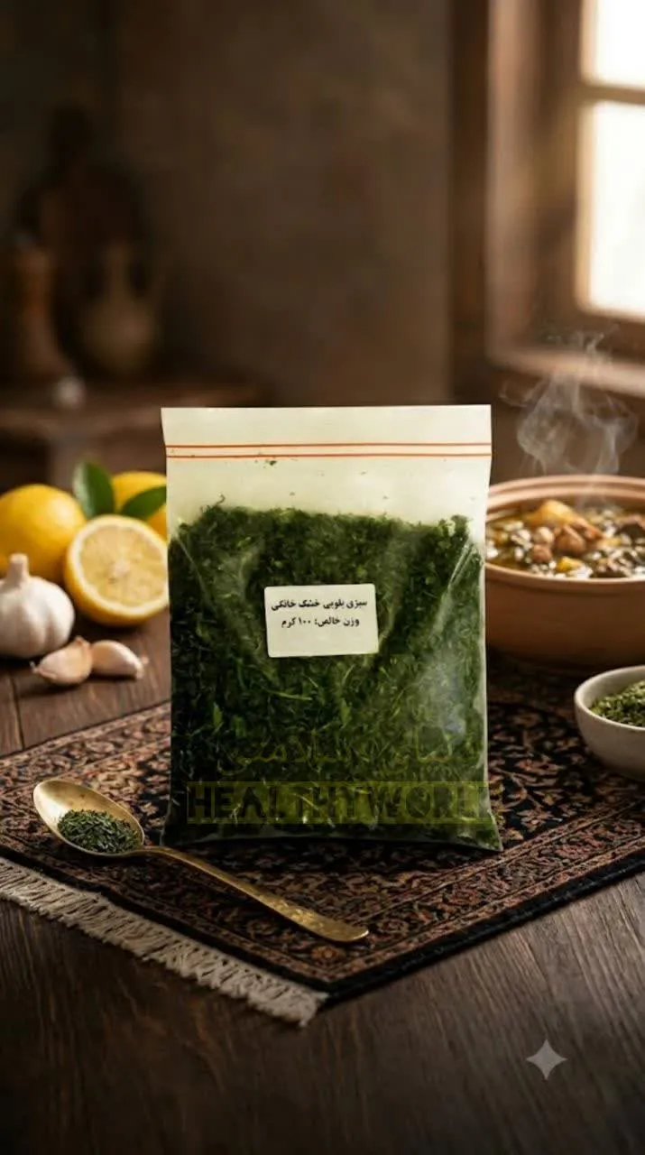 سبزی پلویی خشک خانگی100گرمی