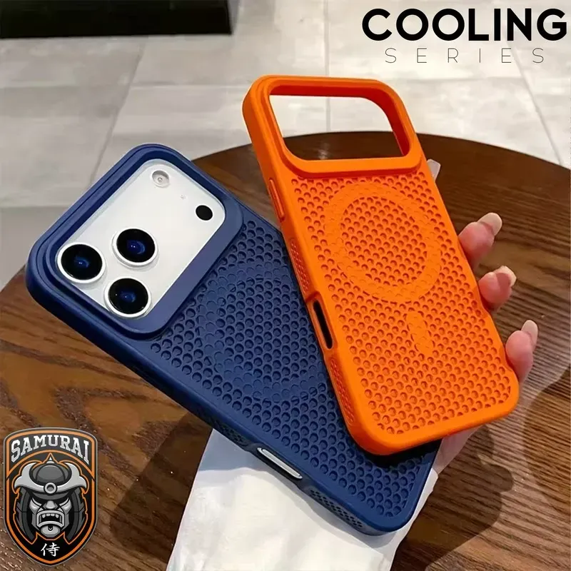 کاور سامورایی مدل Cooling مناسب برای گوشی موبایل اپل iPhone 17 Pro Max
