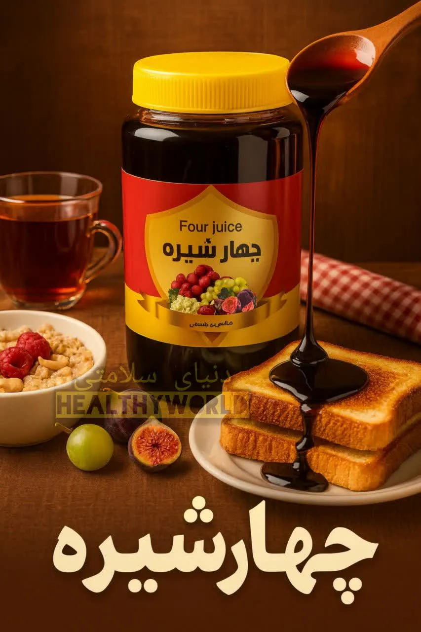 چهار شیره توت و انگور و خرما و انجیر 1000 گرمی