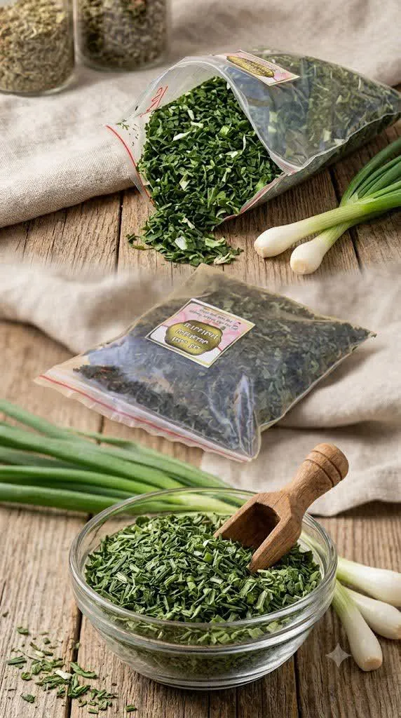 پیازچه خشک خانگی 100گرمی