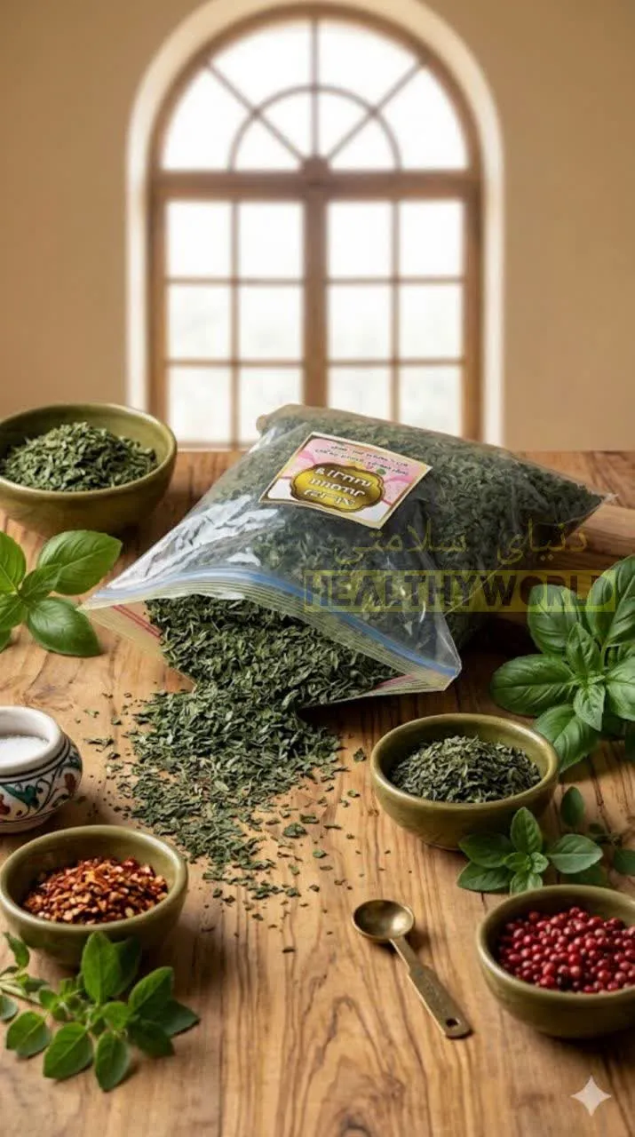 ریحان خشک خانگی 100گرمی