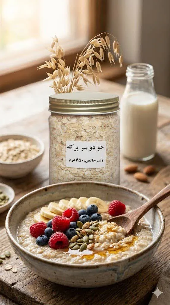 جو دو سر پرک 450 گرم