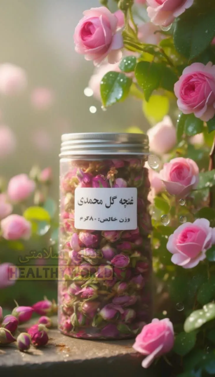 غنچه گل محمدی 80 گرم