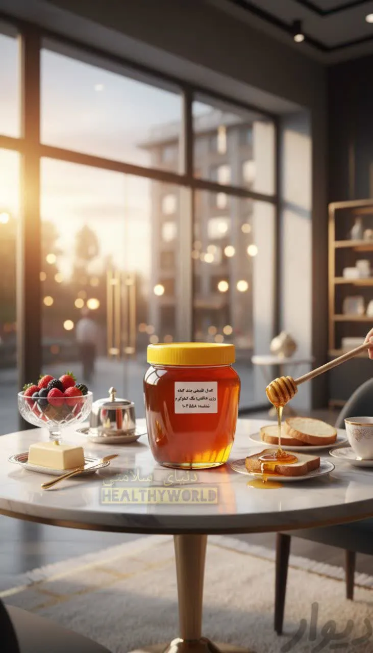 عسل طبیعی چند گیاه یک کیلو