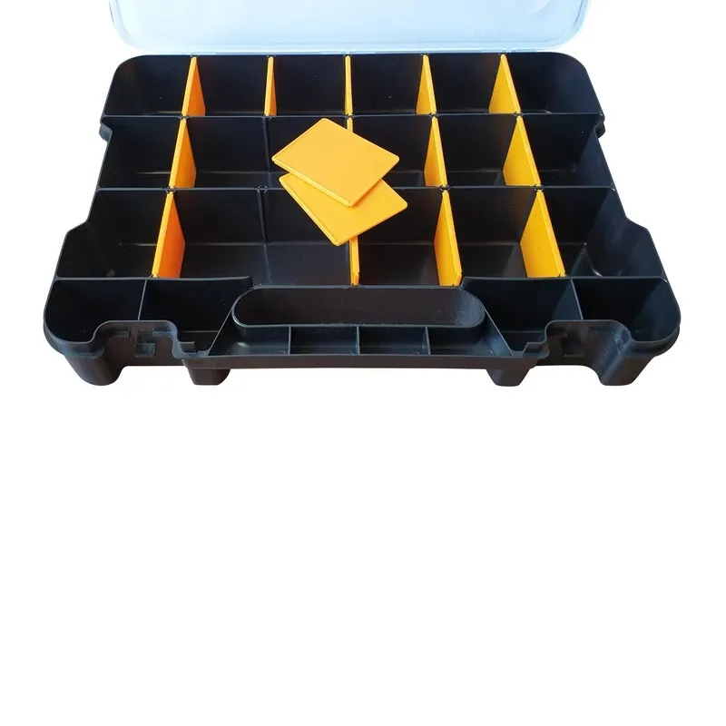 جعبه نظم دهنده ابزار مهر مدل ORG-4 جنس پلاستیک مقاوم، ابعاد 42x30x7 سانتیمتر مناسب نگهداری و حمل منظم ابز