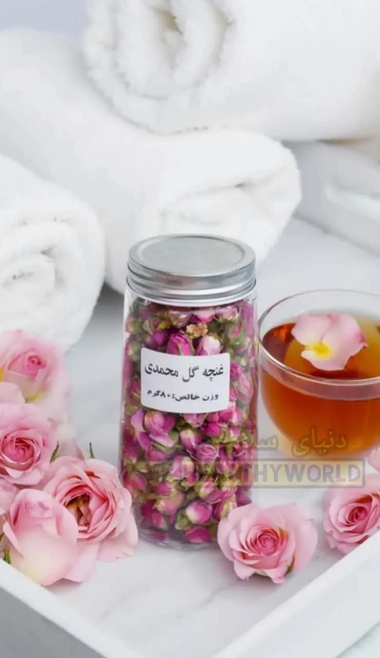 غنچه گل محمدی 80 گرم