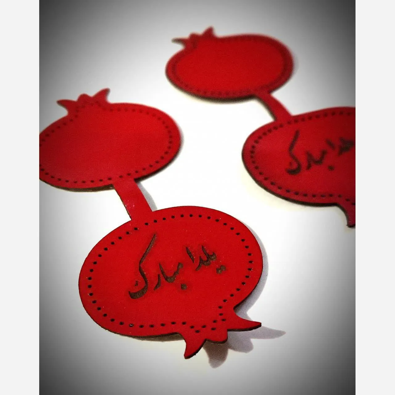 قاب آینه و جاکلیدی چرم طبیعی