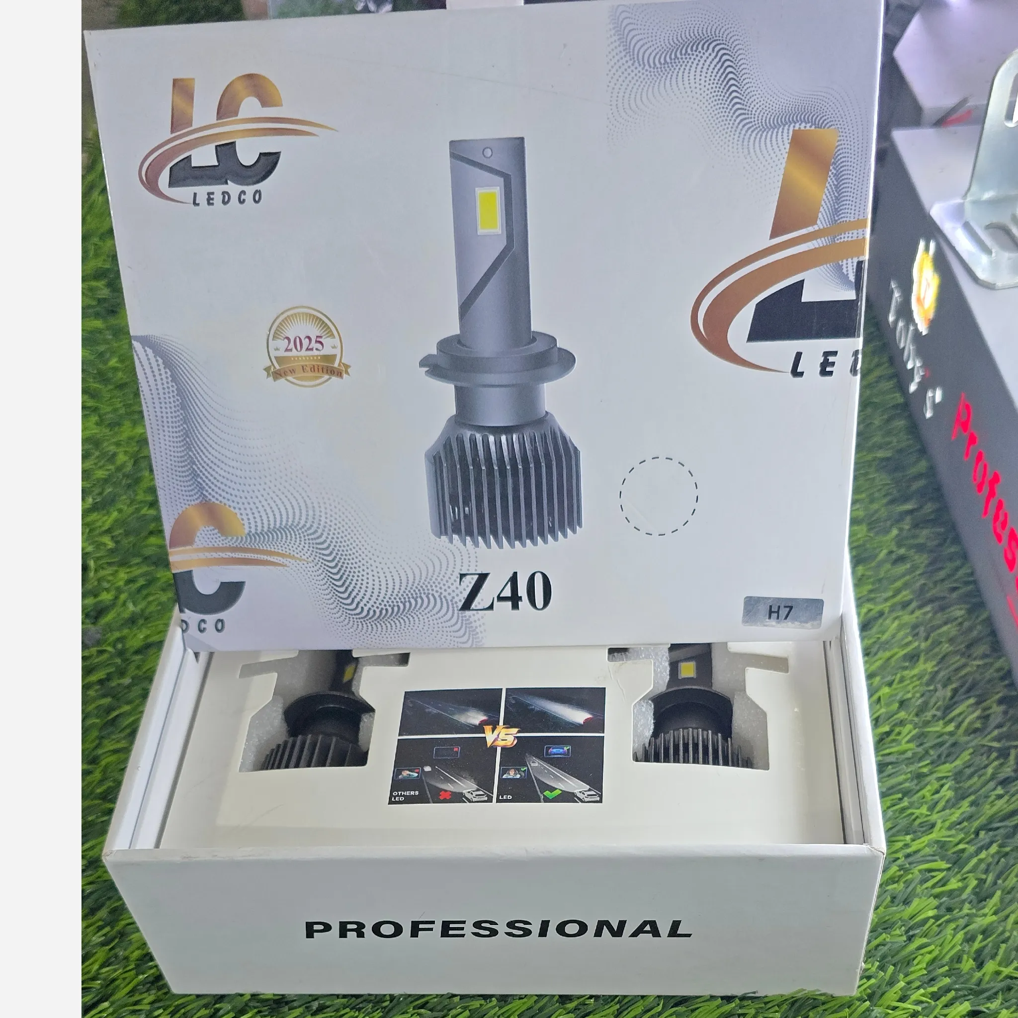 هدلایت Z40 پایه H7 شرکت Lc لدکو محصول شرکت توبیز با دوسال گارانتی