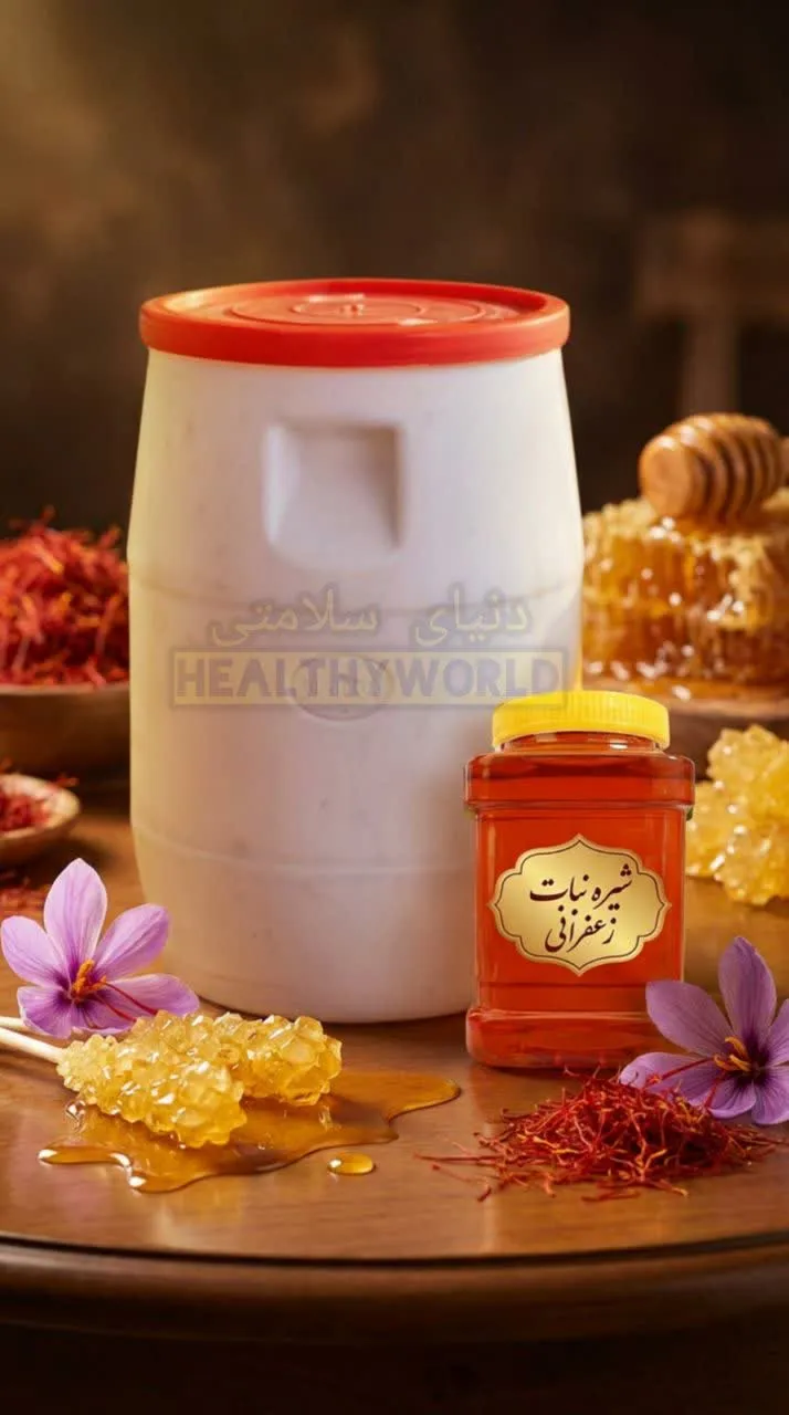 شیره نبات زعفرانی 24کیلویی