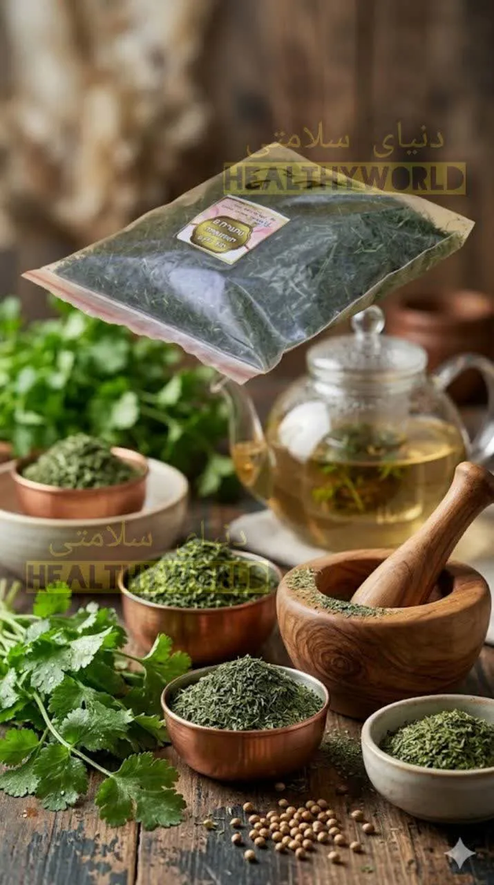 گشنیز خشک خانگی100گرمی