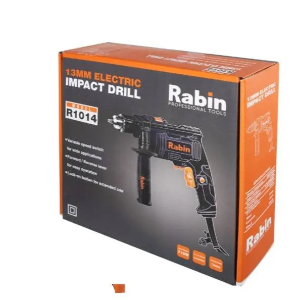 دریل چکشی ظرفیت 13 میلیمتر 710 وات رابین مدل R1014