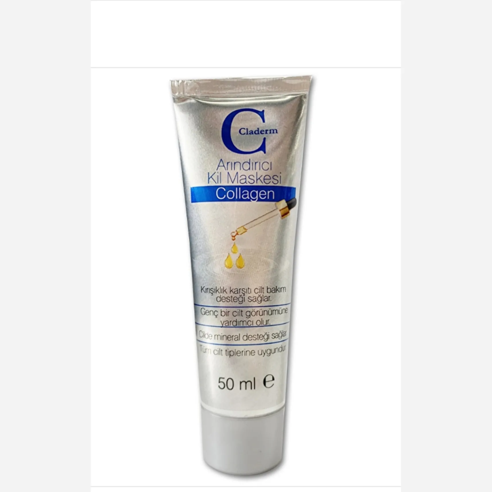 ماسک خاک رس پاک کننده کلاژن کلادرم Claderm