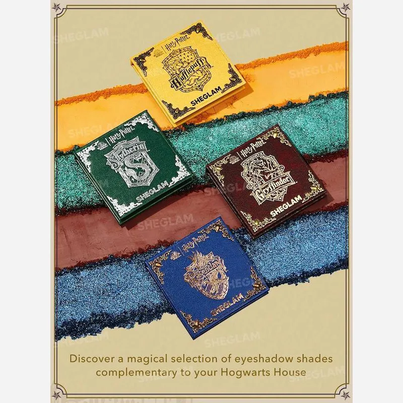 پالت سایه شیگلم 4رنگ از کالکشن هری پاتر مدل Hogwarts Houses