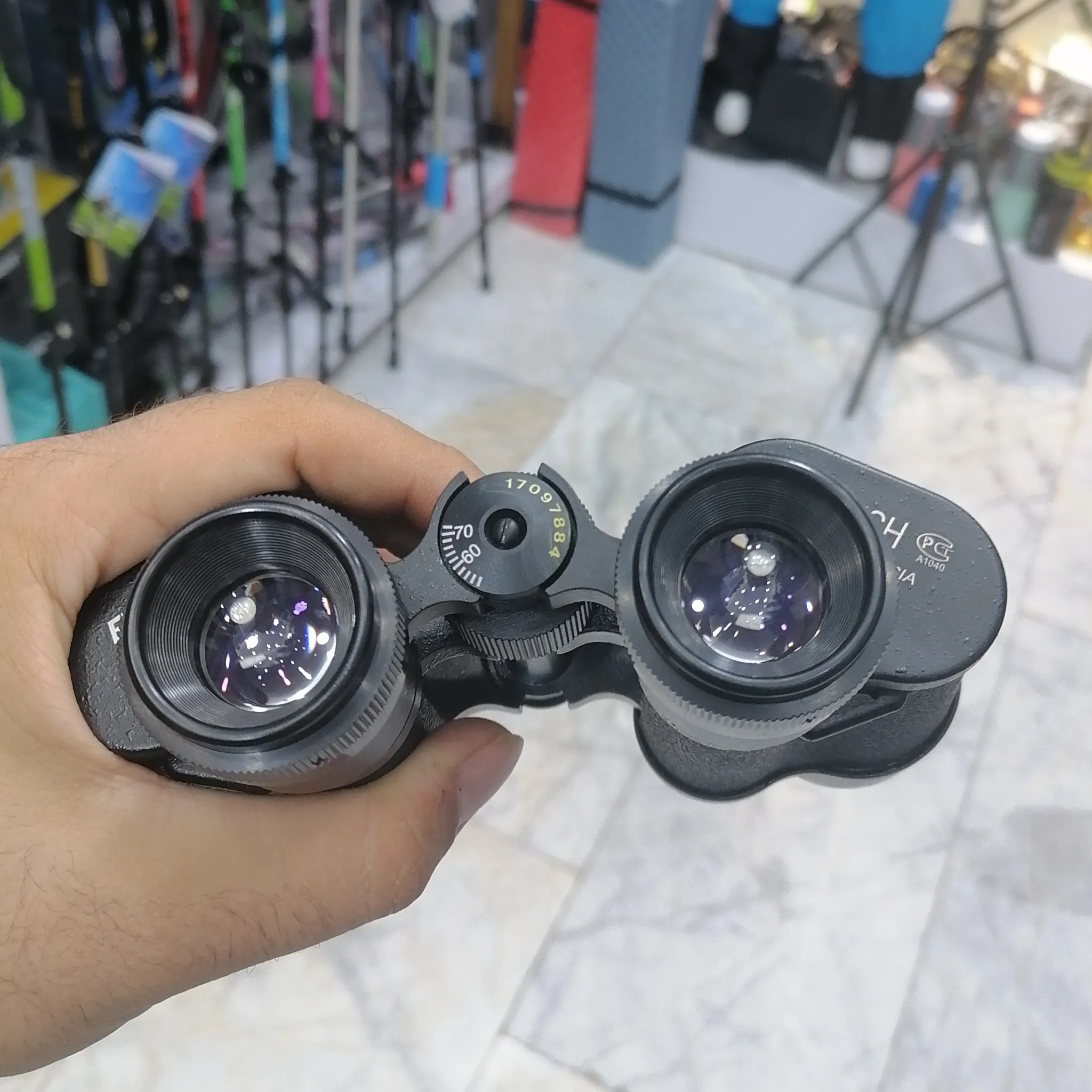 دوربین دوچشمی بایگیش 30x8 درجه یک لنز یاقوتی