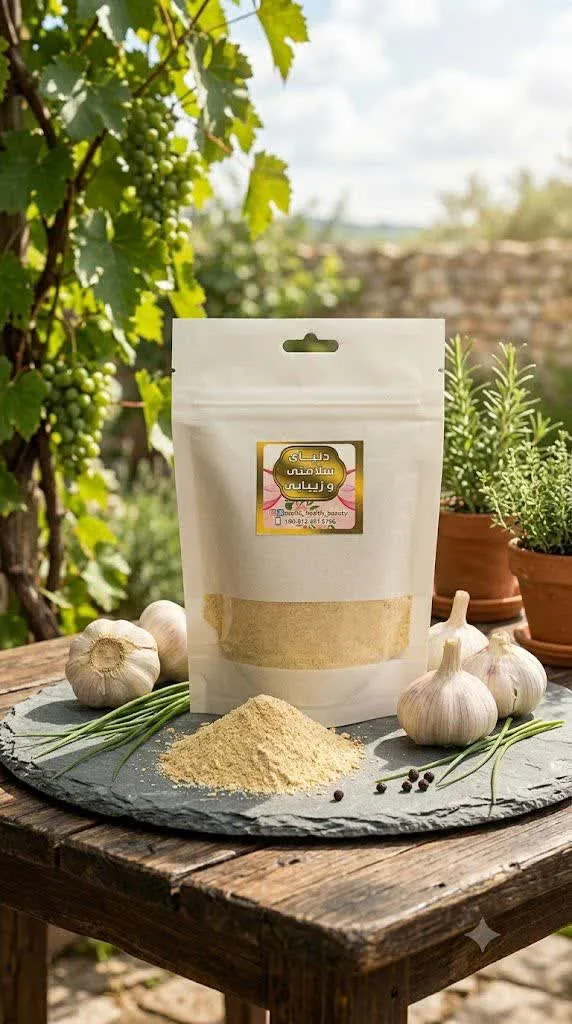 پودر سیر خانگی100 گرمی