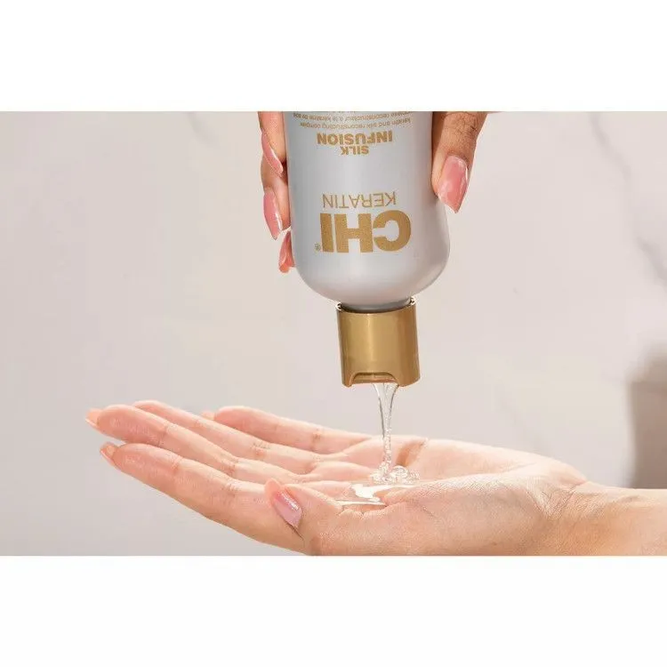 سرم تقویت کننده و کراتینه موی چی اصل CHI Keratin Silk Infusion