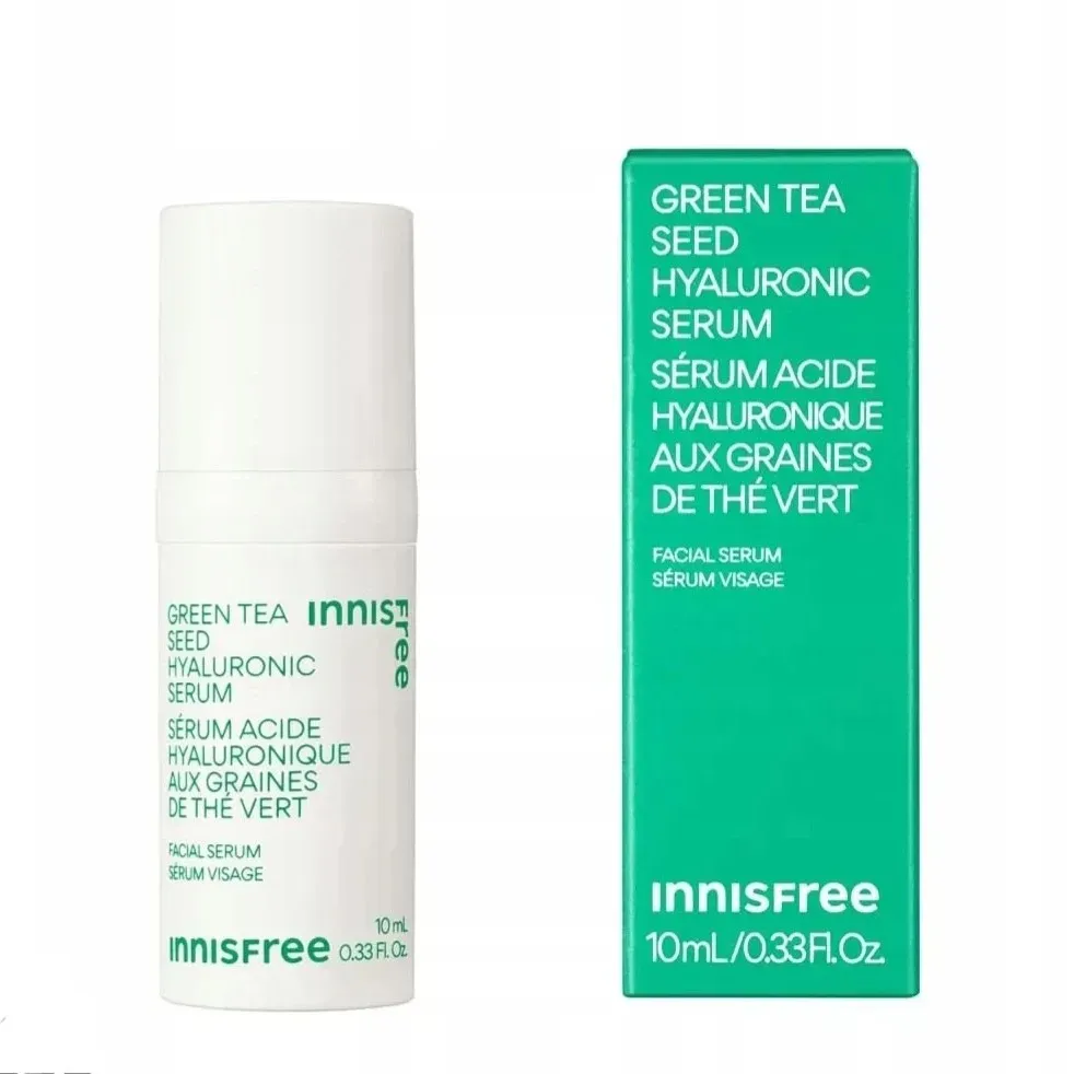 سرم هیالورونیک اسید با دانه چای سبز اینیسفری – Innisfree Green Tea Seed Hyaluronic Serum