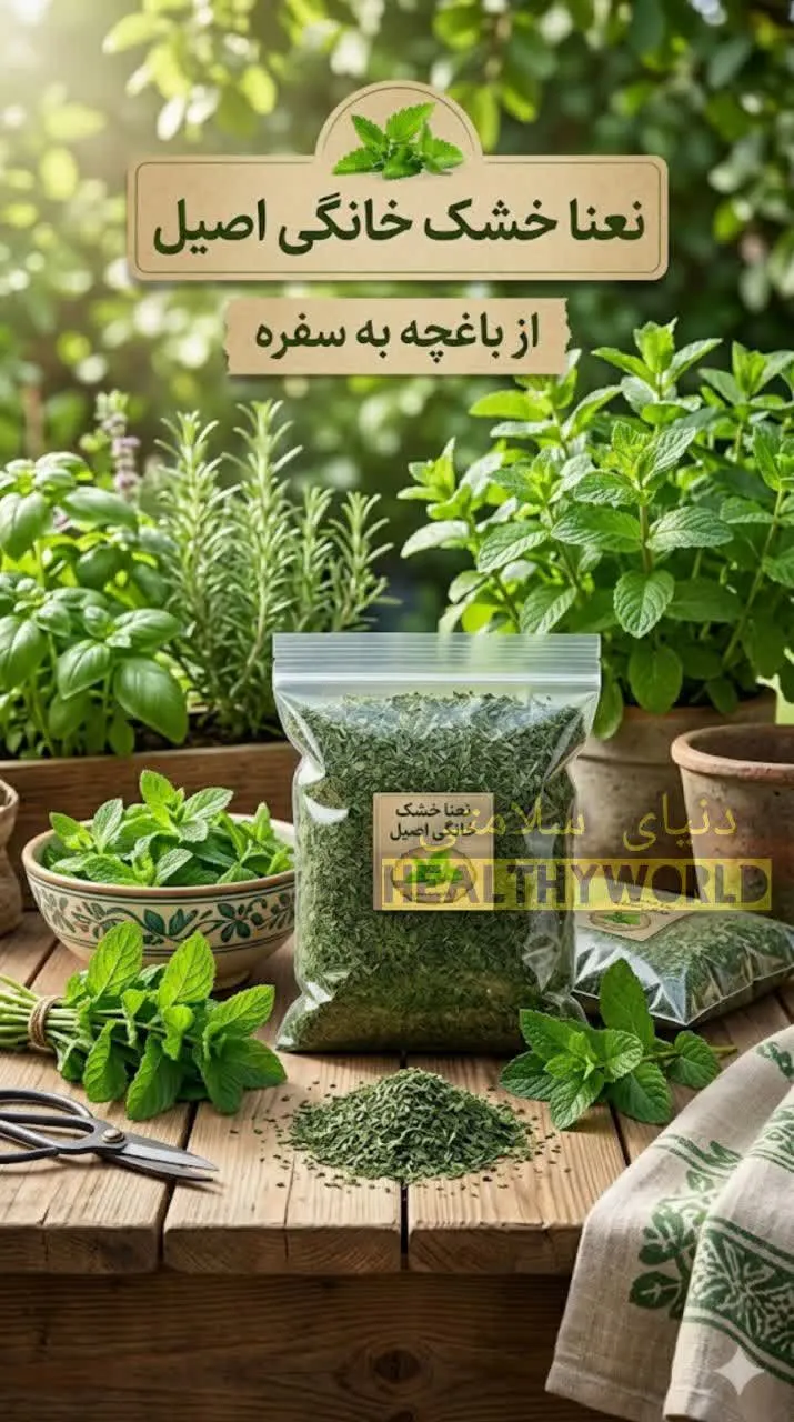 نعناع خشک خانگی 100گرمی
