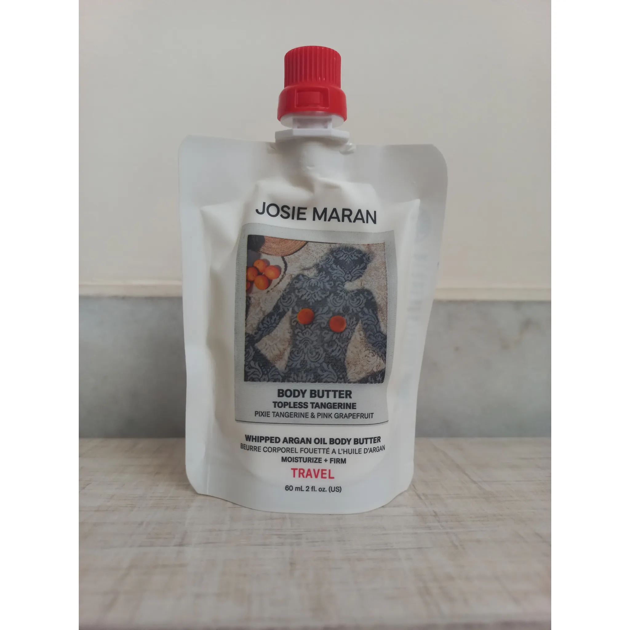 کره بدن نارنگی جوزی ماران حاوی روغن آرگان JOSIE MARAN Whipped Argan Oil Body Butter Refill