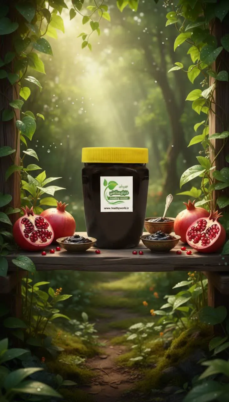 رب انار گوشتی ملس خانگی یک کیلو