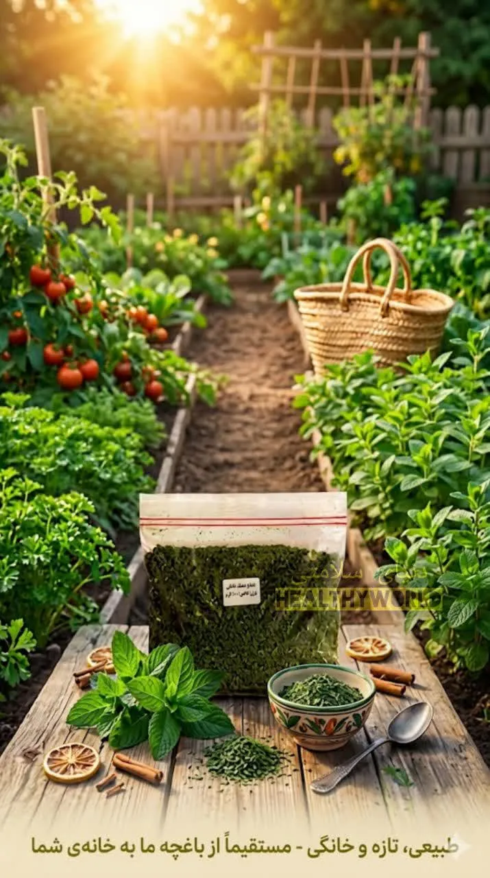 نعناع خشک خانگی 100گرمی