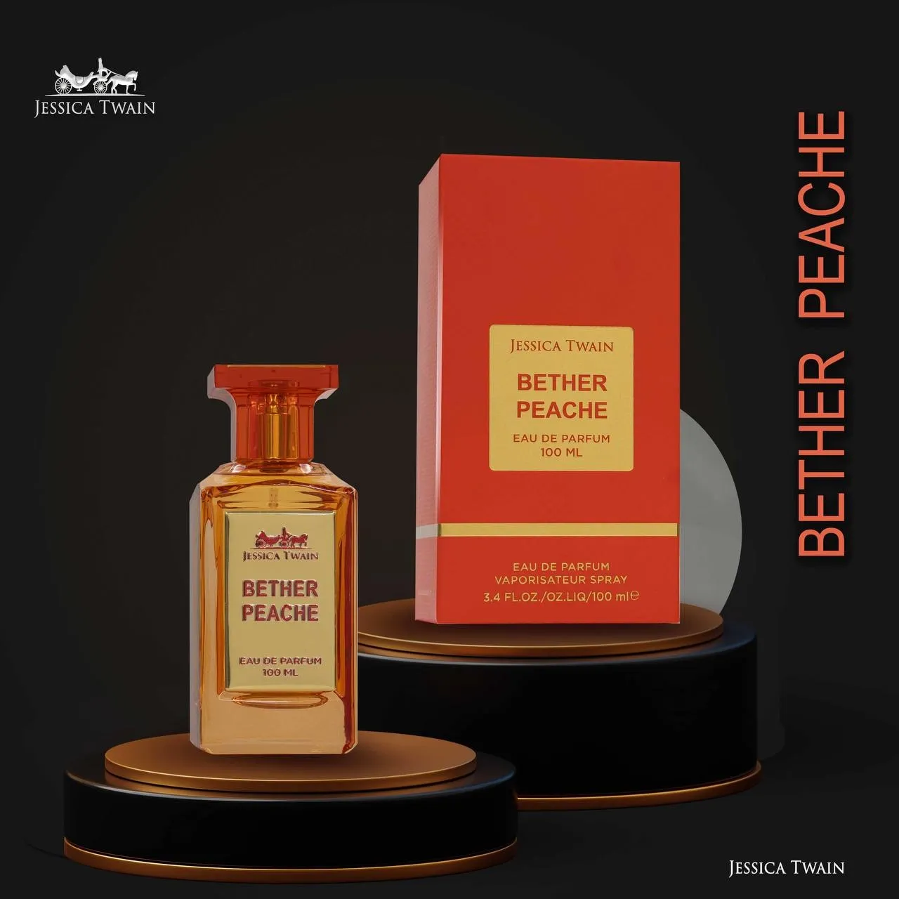 ادکلن  بیتر پیچ BETTER PEACH جسیکا تواین حجم 100 میل