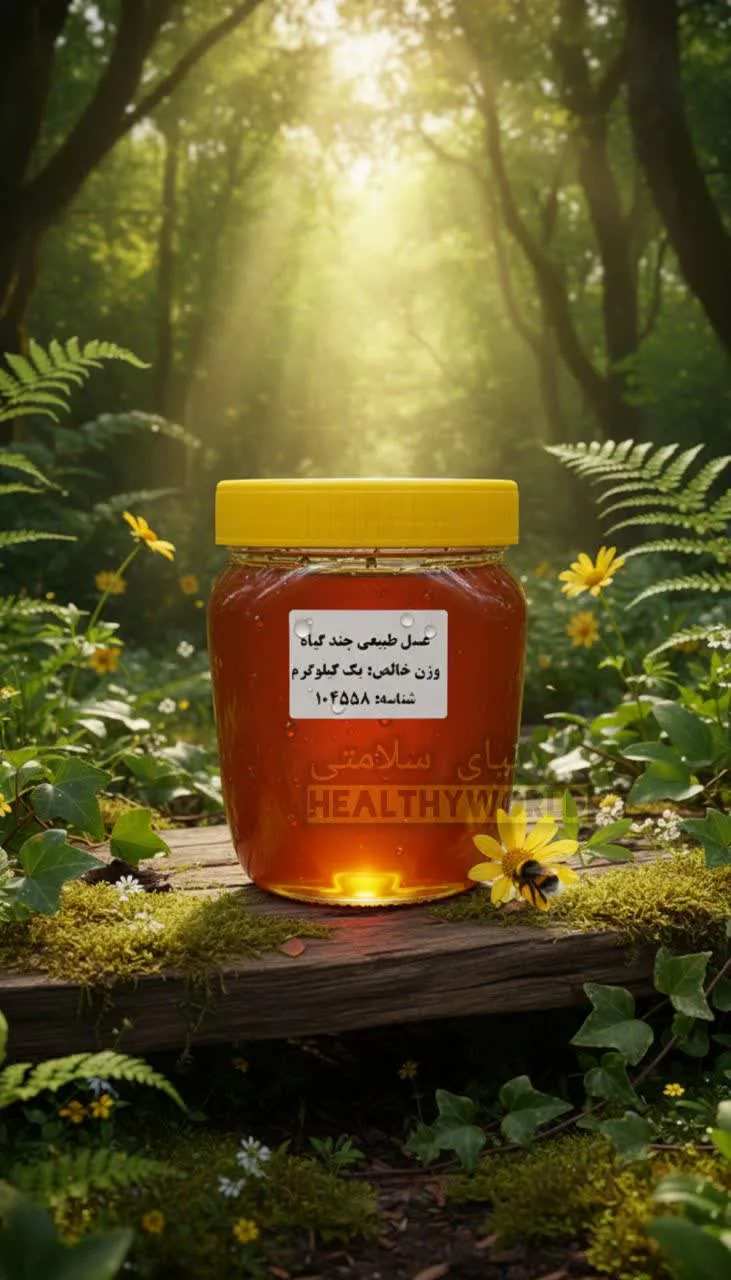 عسل طبیعی چند گیاه یک کیلو