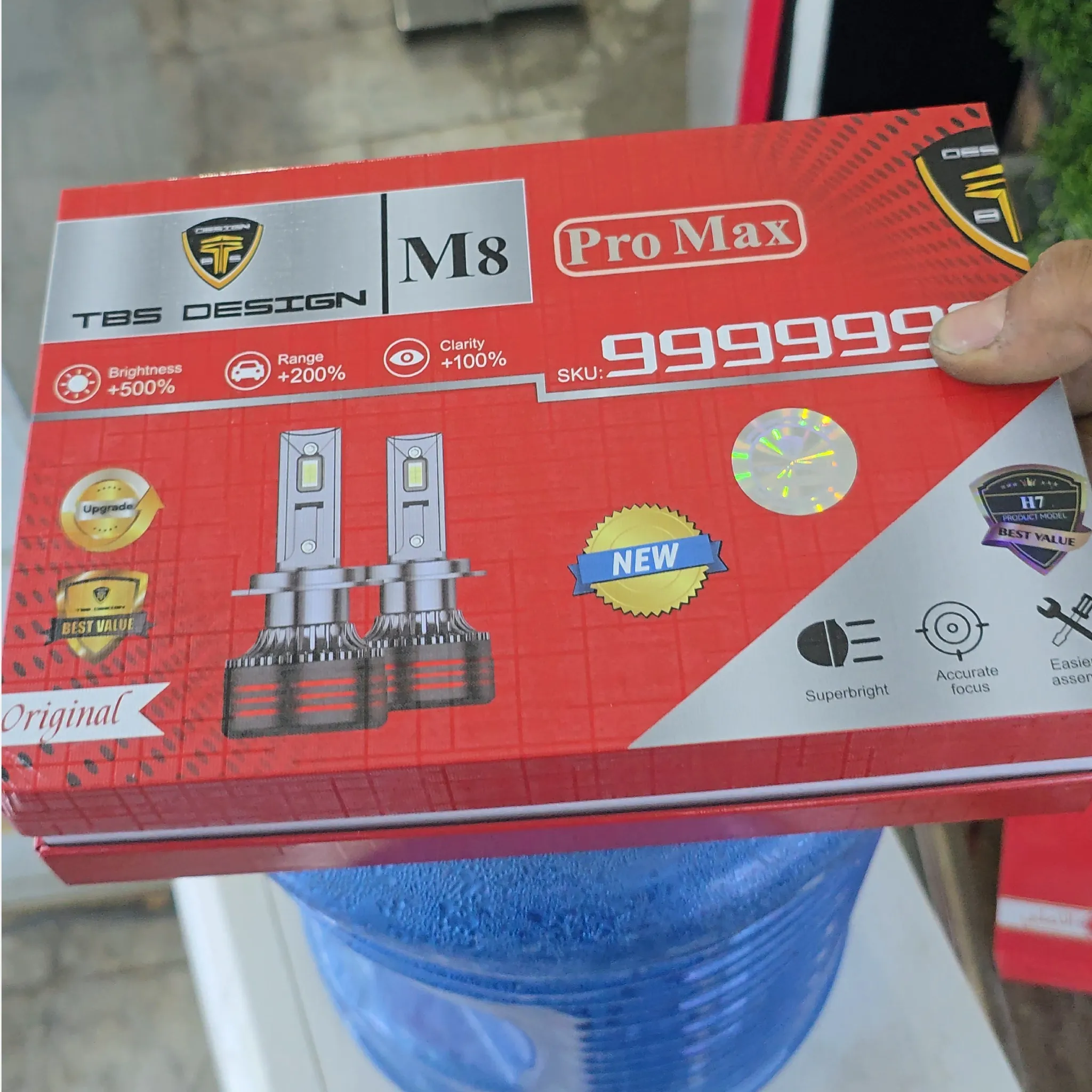 هدلایت M8proMaxپایهH7 توبیز 150وات جدید