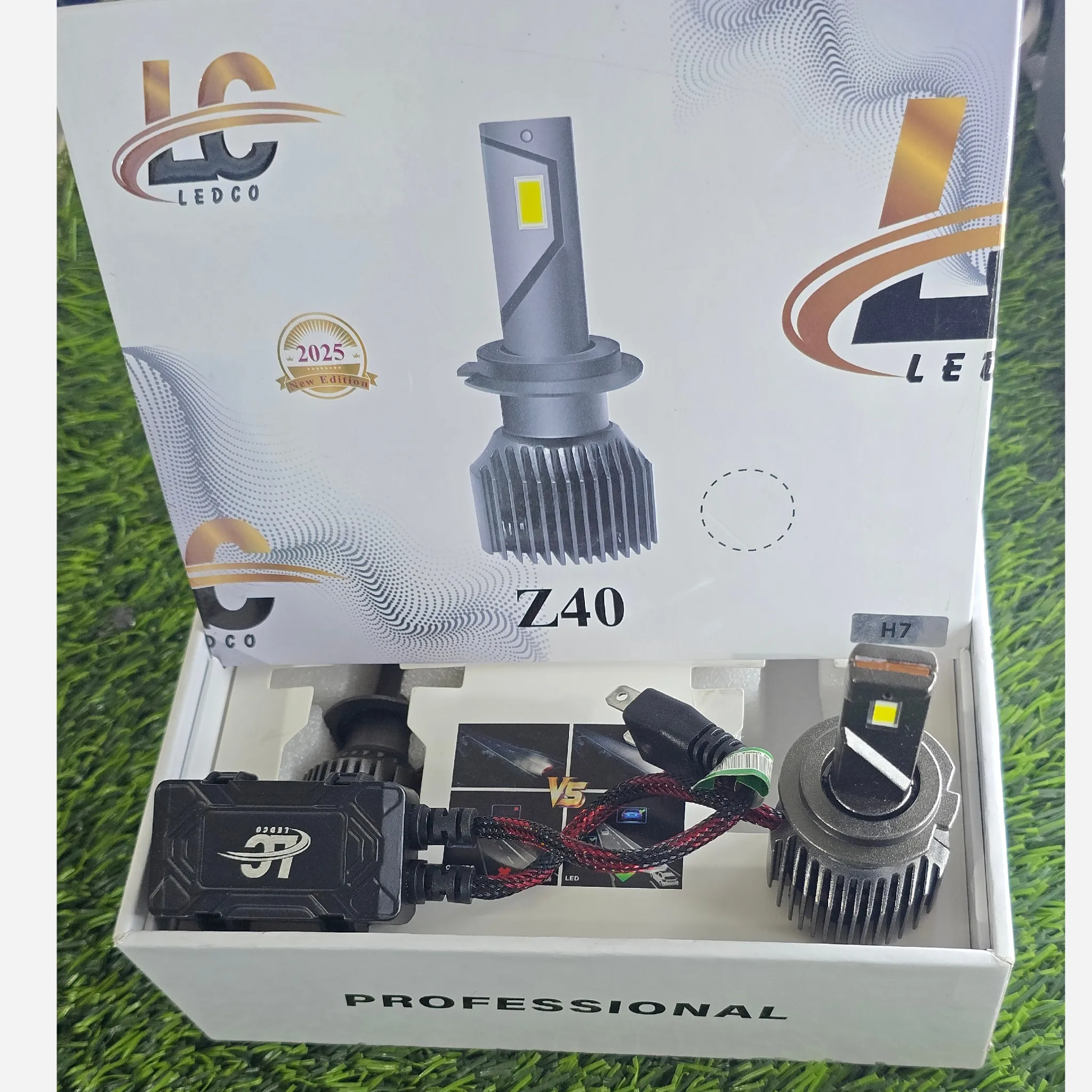 هدلایت Z40 پایه H7 شرکت Lc لدکو محصول شرکت توبیز با دوسال گارانتی
