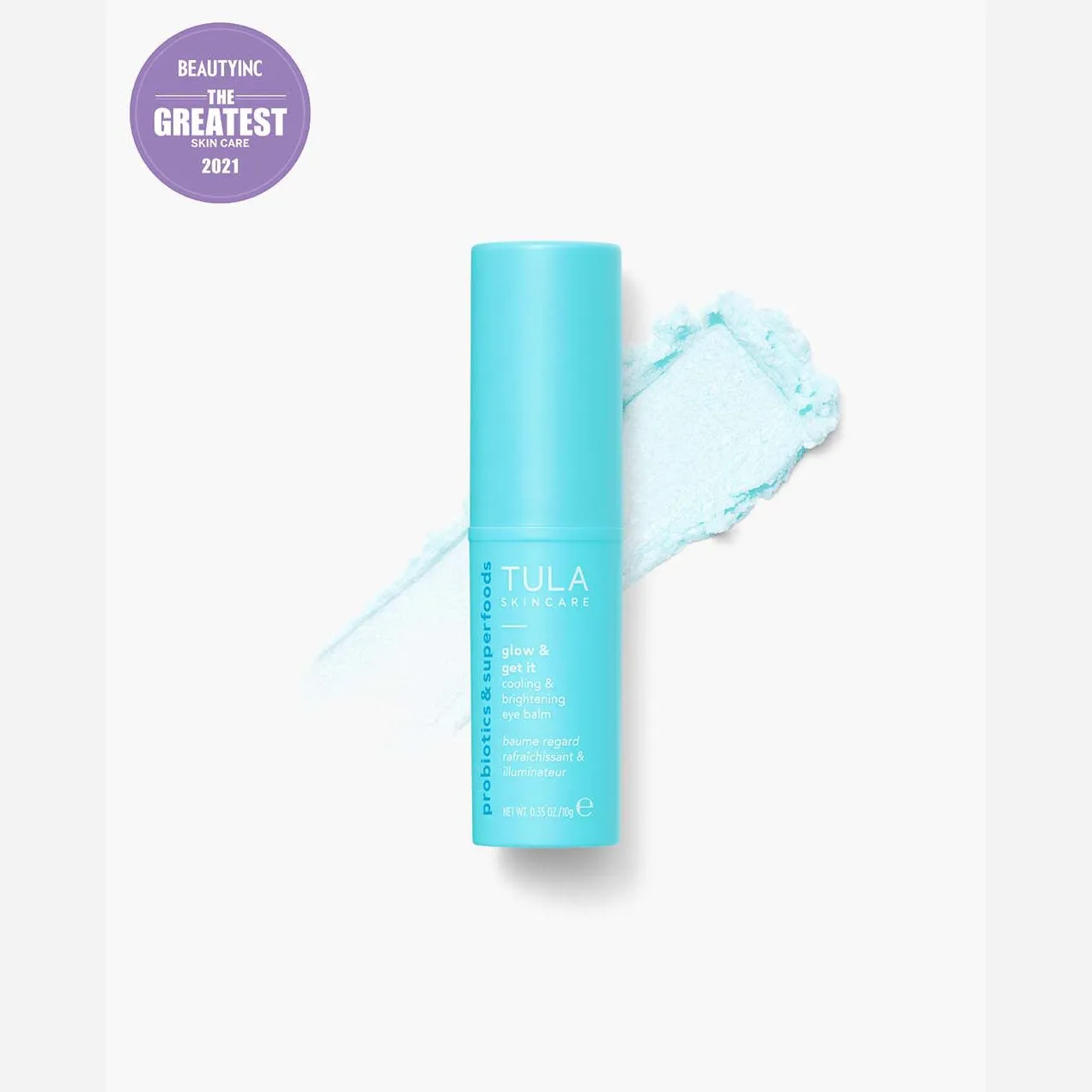 بالم دور چشم روشن کننده و خنک کننده تولا فولسایز 10گرم Tula cooling brightening eye balm