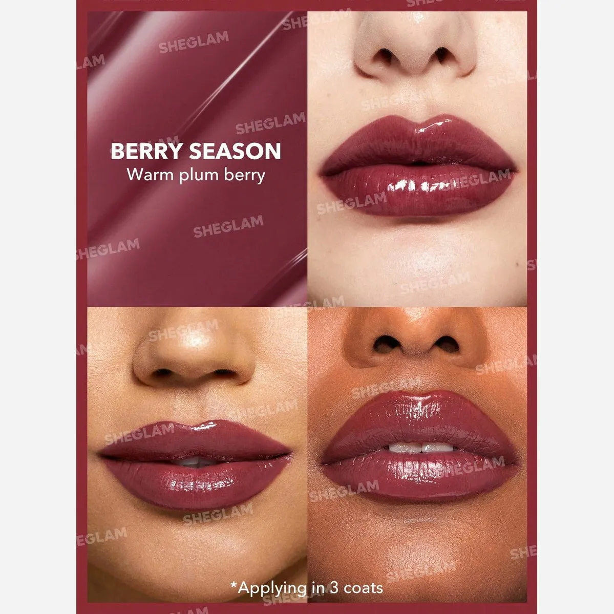 لیپ پلامپر شیگلم رنگ بری سیزن berry season اصل
