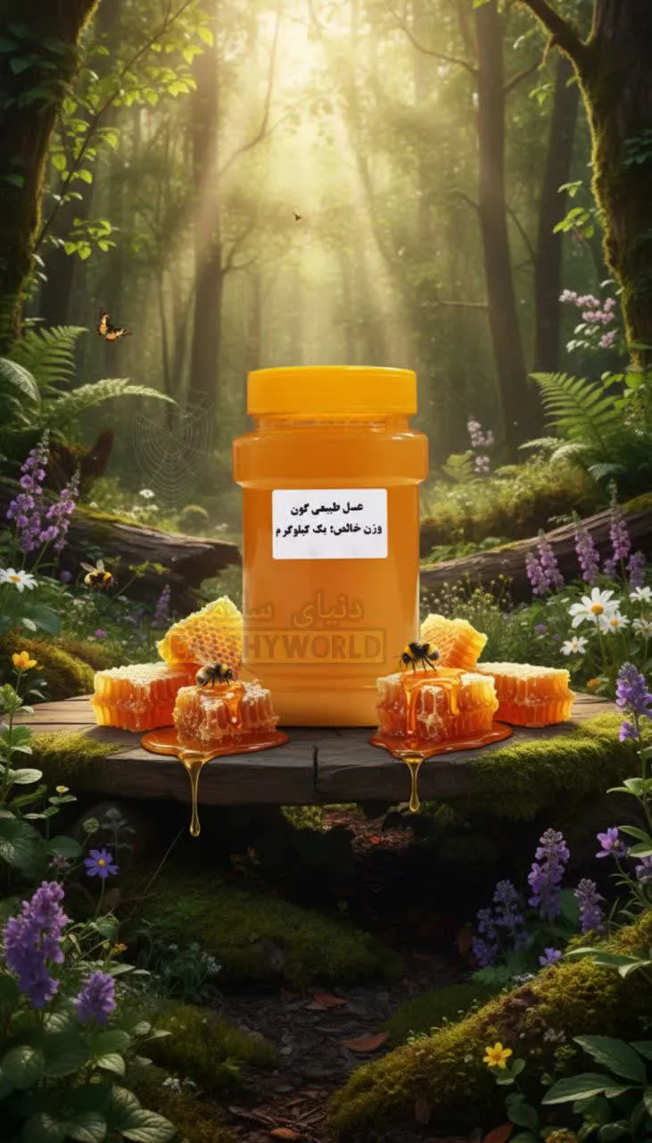 عسل طبیعی گون یک کیلو
