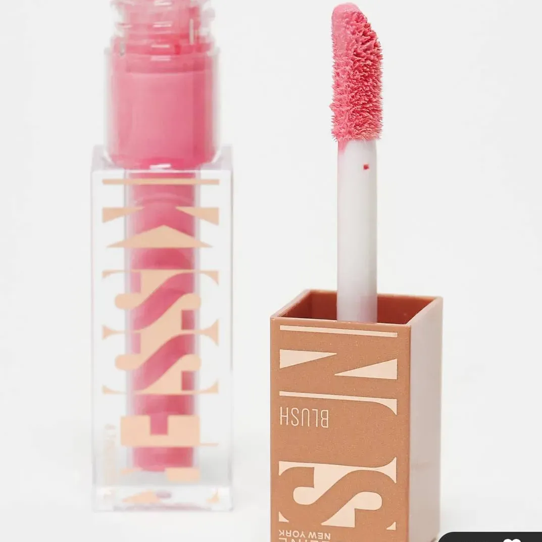 رژ گونه مایع میبلین مدل سانکیسر Maybelline Sunkisser Liquid Glow Blush- 05 Blazing Blush 
